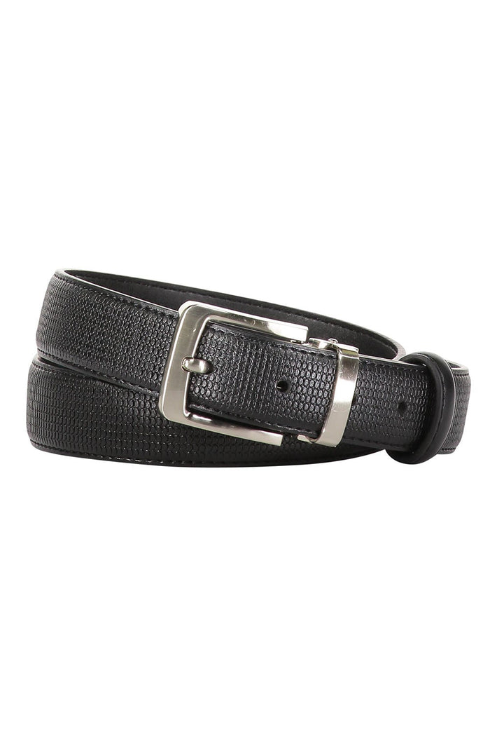 AXNY Black Kid's Perforated Belt