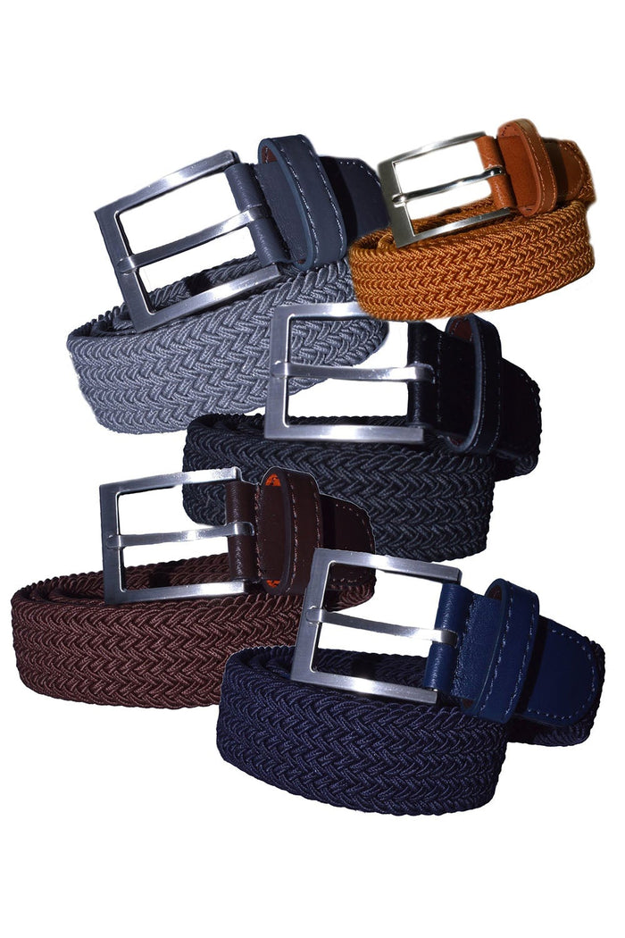 Kid's Solid Braided Belt AXNY