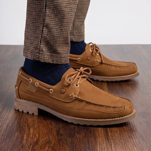 Marco Di Milano Amalfi Bronze Premium Calf Leather Boat Shoes - view 10
