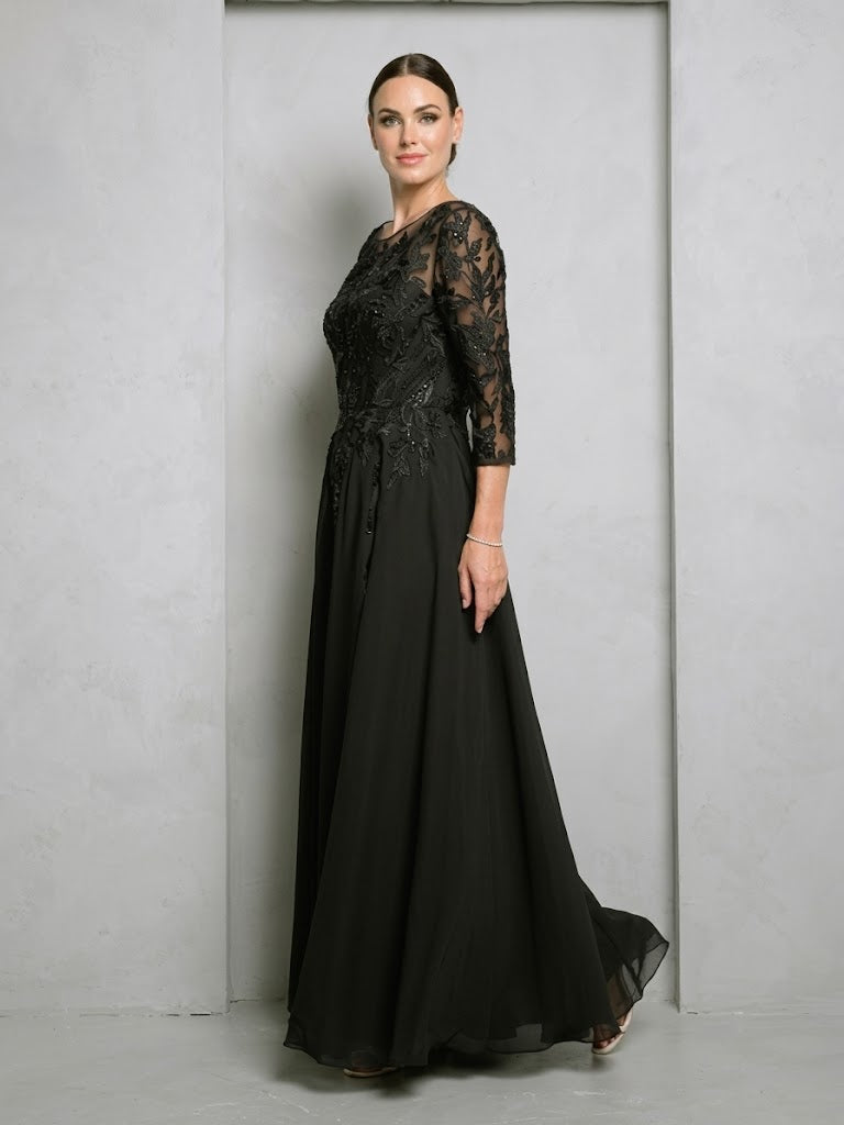 Eva USA 5258 Long A-Line Mother of the Bride Formal Dress