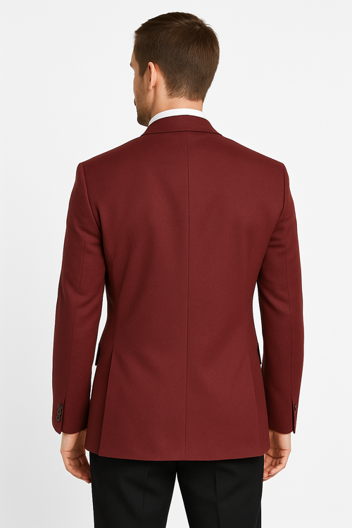 Classic-Fit Blazer Burgundy