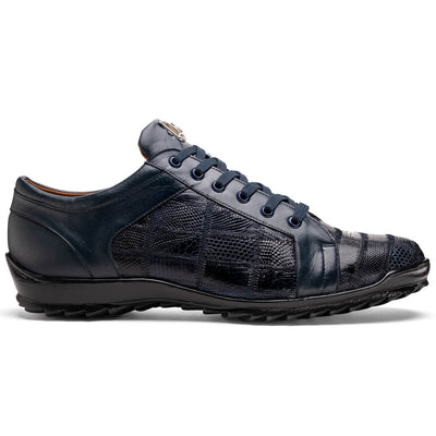 Marco Di Milano Bari Navy Suede Loafers