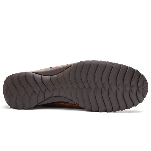 Marco Di Milano Bari Cognac Lizard Patchwork Sneakers