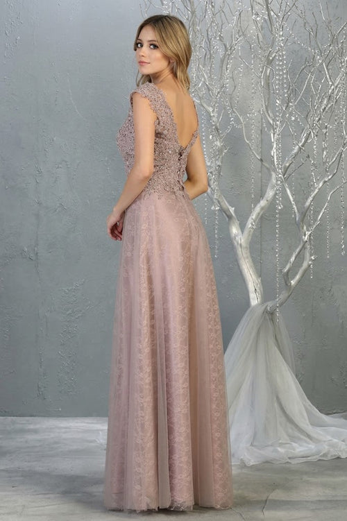 May Queen MQ1799 Special Occasion A-line Embroidered Formal Dress