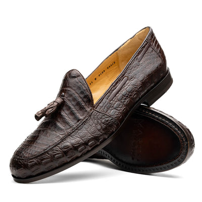 Marco Di Milano Bianchi Brown Leather Luxury Shoe