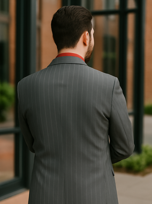 Pinstripe Suit
