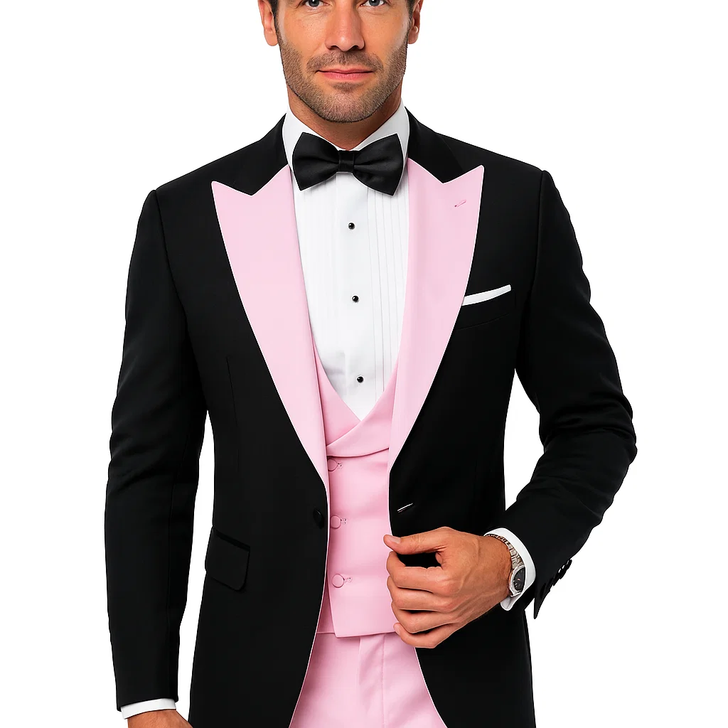black-and-pink-suit