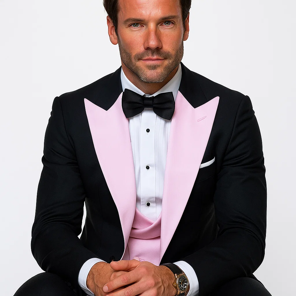 black-and-pink-suit