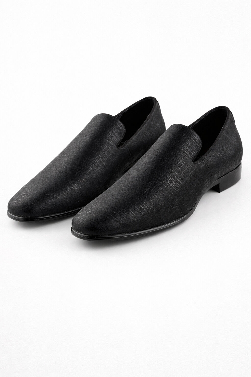 Sharkskin Black Couture 1910 Tuxedo Shoes by Couture 1910
