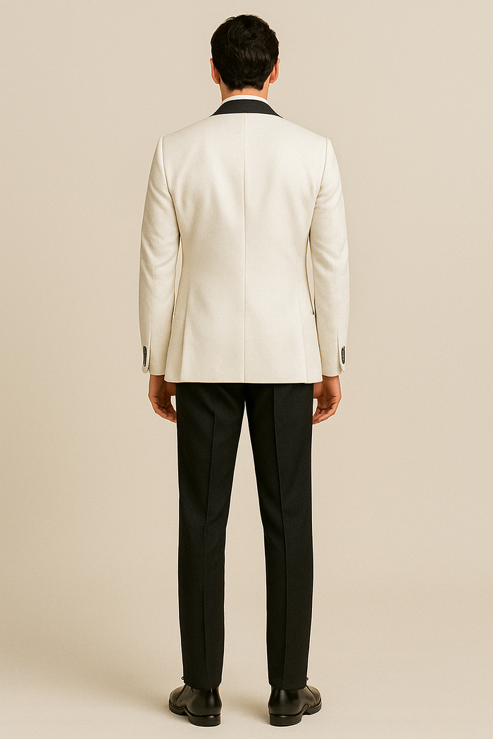 Xavier White Tuxedo Jacket by BLACKTIE