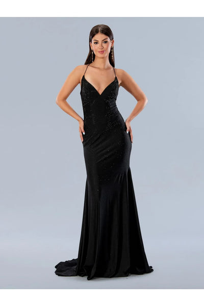 Black Prom Dress Mermaid Formal Evening Gown Stella Couture 24148