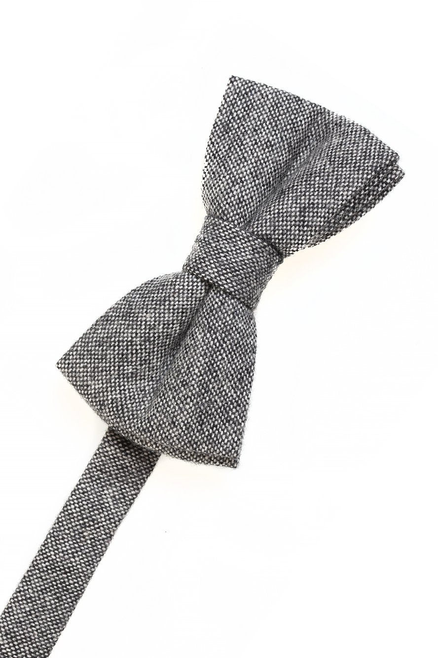 Black & White Tweed Bow Tie by BLACKTIE