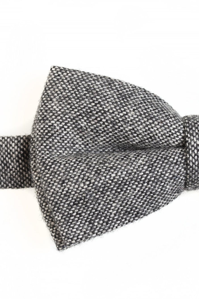 Black & White Tweed Bow Tie by BLACKTIE