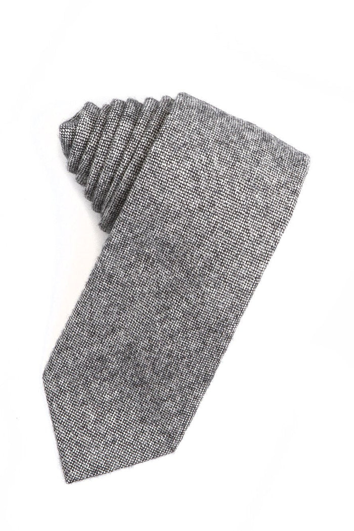 Black & White Tweed Necktie by BLACKTIE