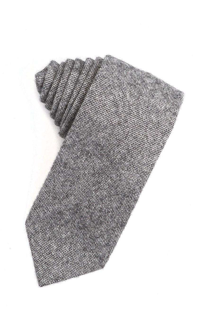 Black & White Tweed Necktie by BLACKTIE