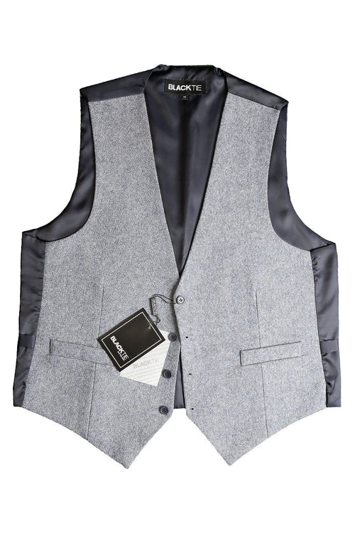 Blue Brodie Tweed Vest BLACKTIE