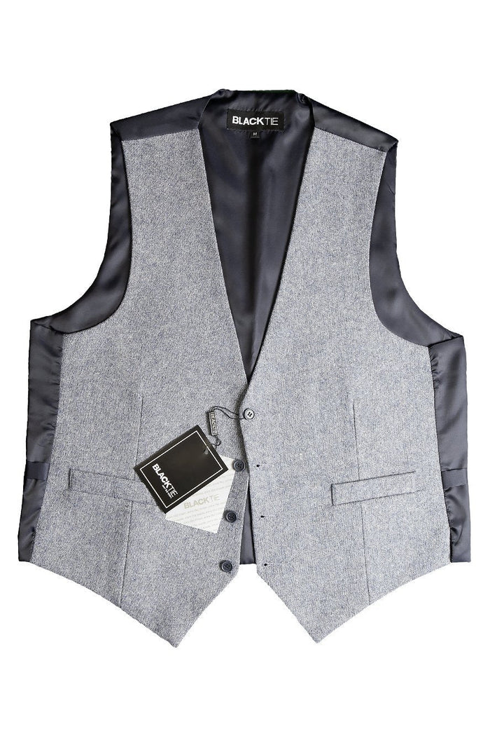 Blue Brodie Tweed Vest BLACKTIE