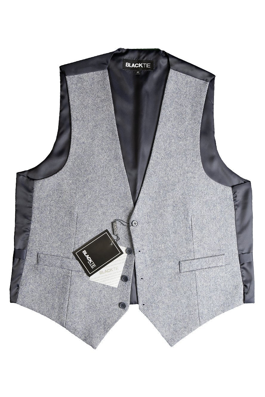 Blue Brodie Tweed Vest BLACKTIE