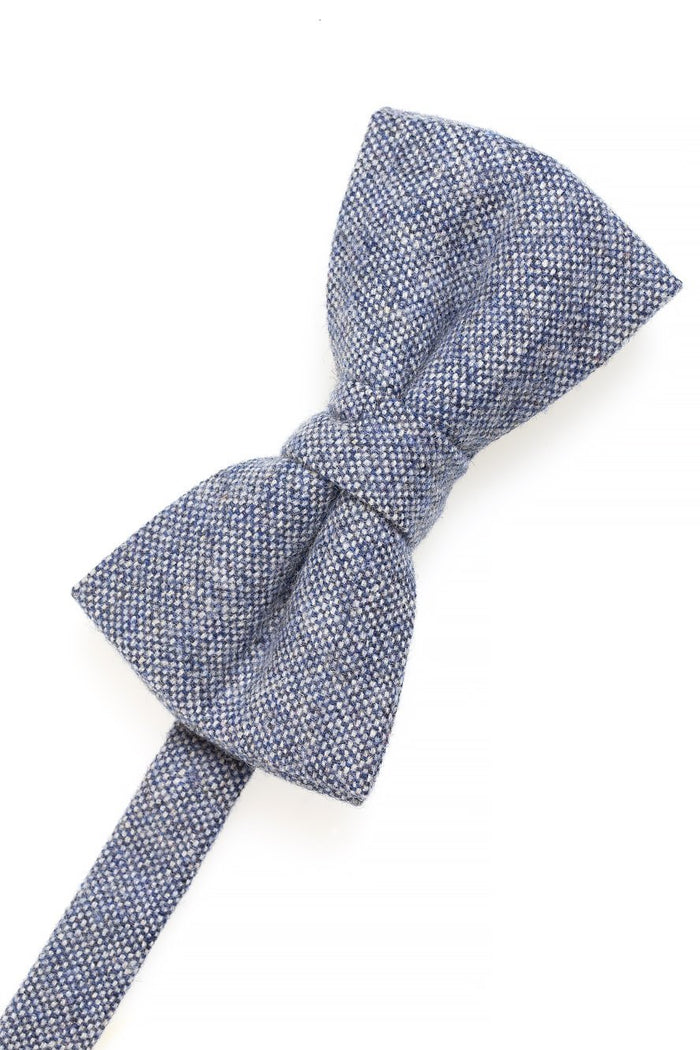 Blue Tweed Bow Tie by BLACKTIE