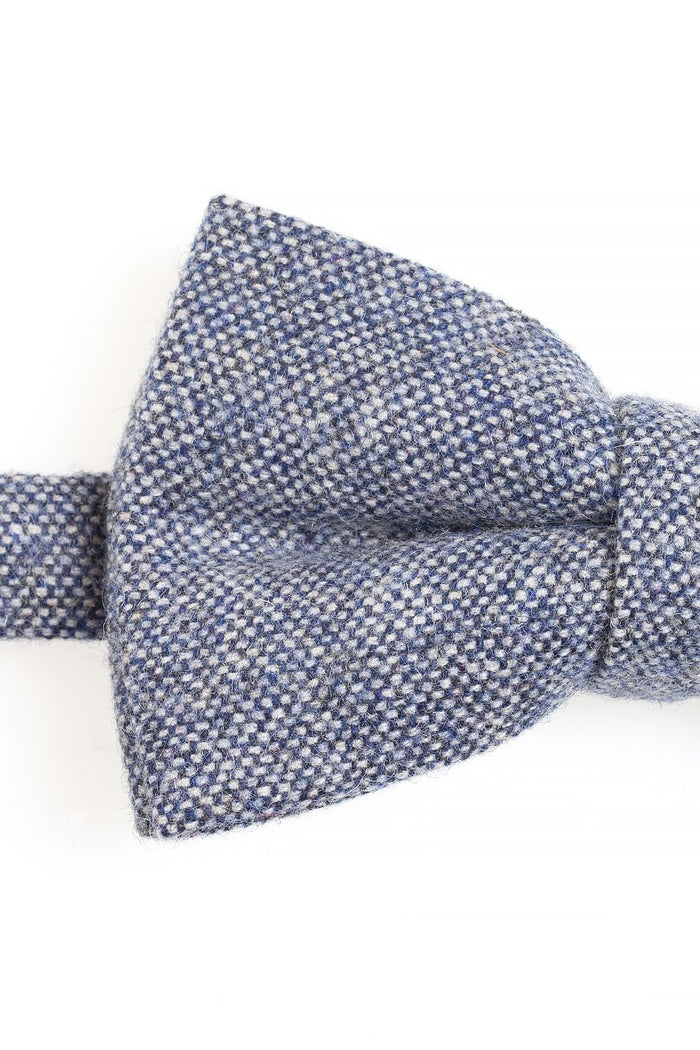 Blue Tweed Bow Tie by BLACKTIE