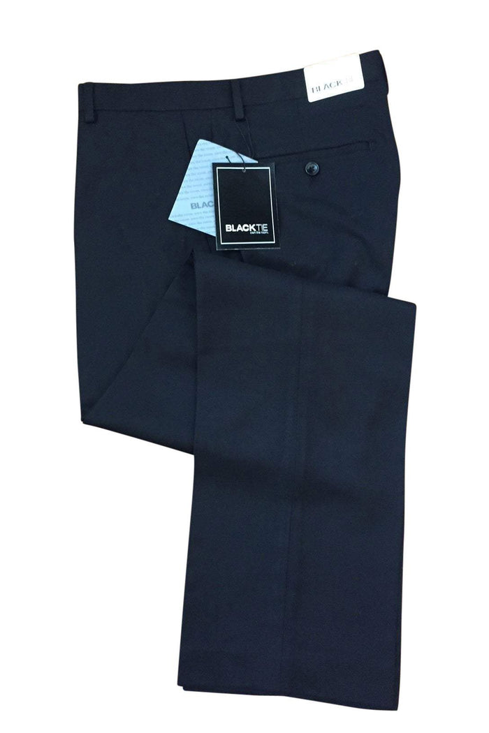 Bradley Black Luxury Wool Blend Suit Pants BLACKTIE