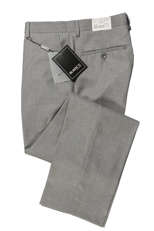 Bradley Heather Grey Luxury Wool Blend Suit Pants - Unhemmed by BLACKTIE