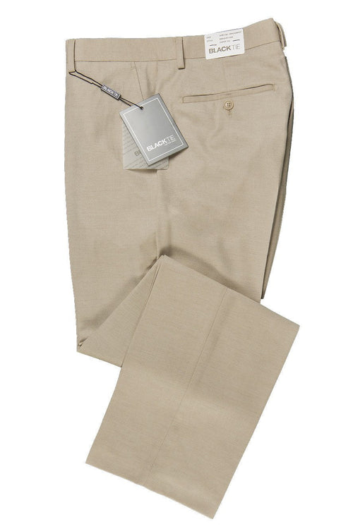 Bradley Tan Luxury Wool Blend Suit Pants - Unhemmed BLACKTIE