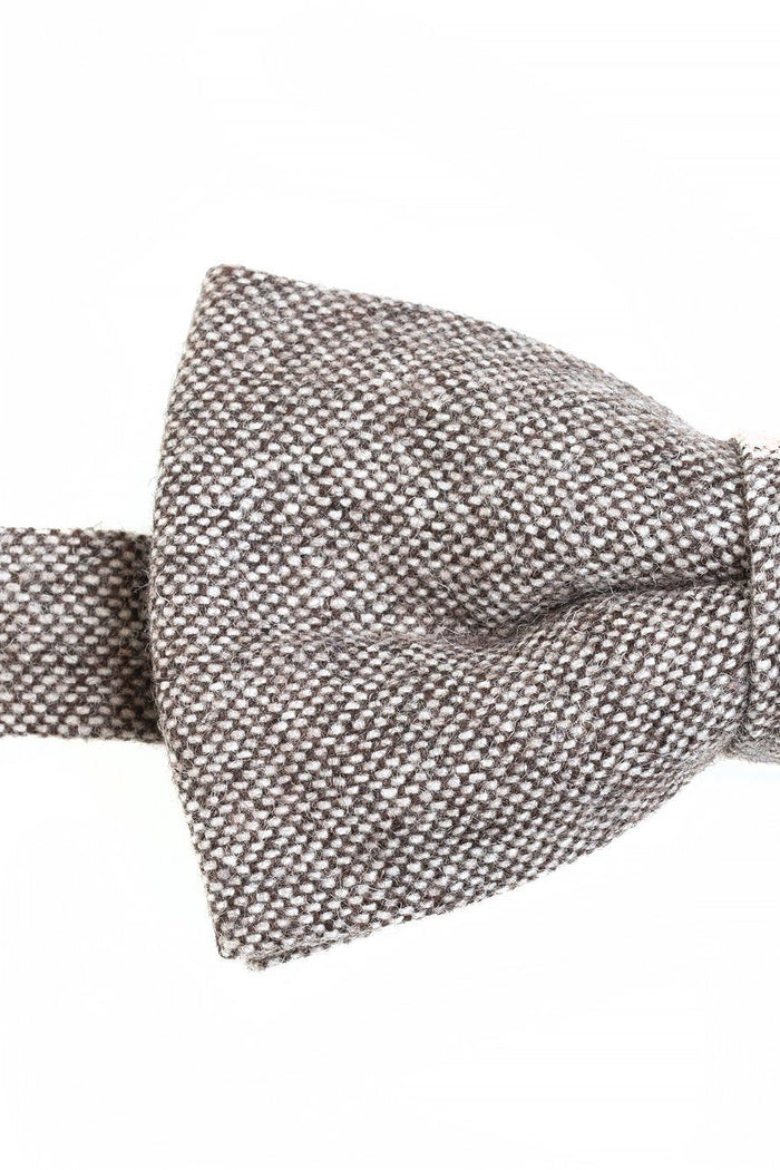 Brown Tweed Bow Tie by BLACKTIE