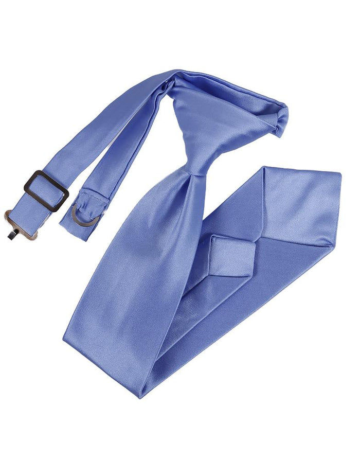 Cornflower Eternity Kids Necktie by BLACKTIE