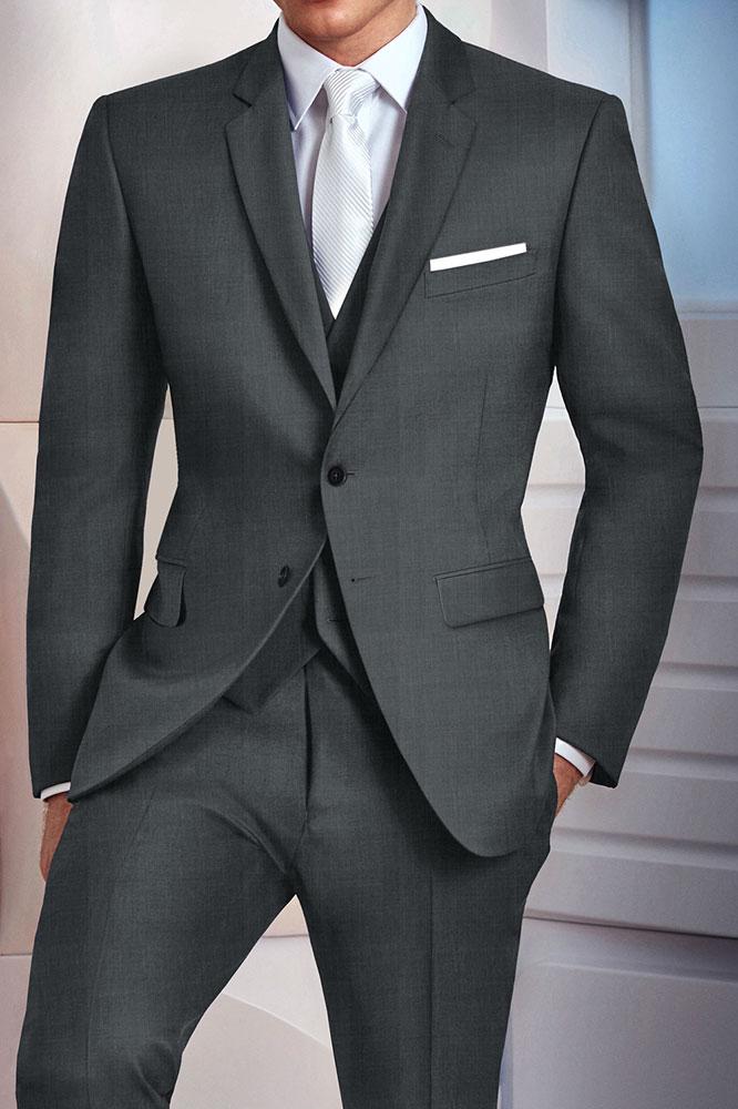 Madison Steel Grey Suit Jacket (Separates) by BLACKTIE