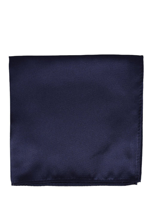 Navy Eternity Pocket Square by BLACKTIE