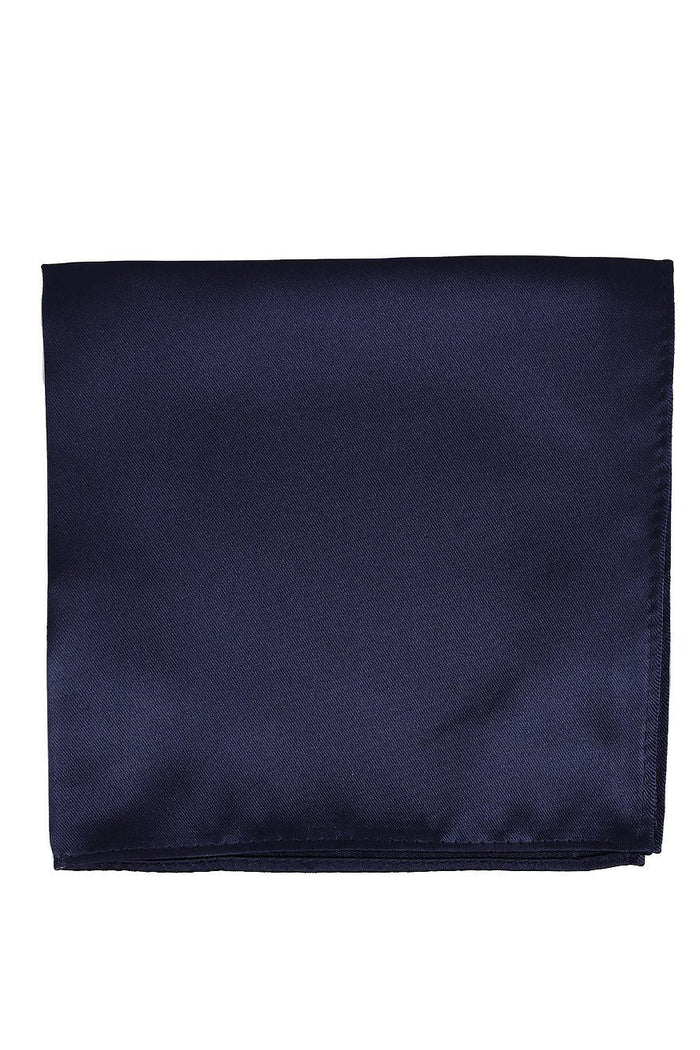 Navy Eternity Pocket Square by BLACKTIE