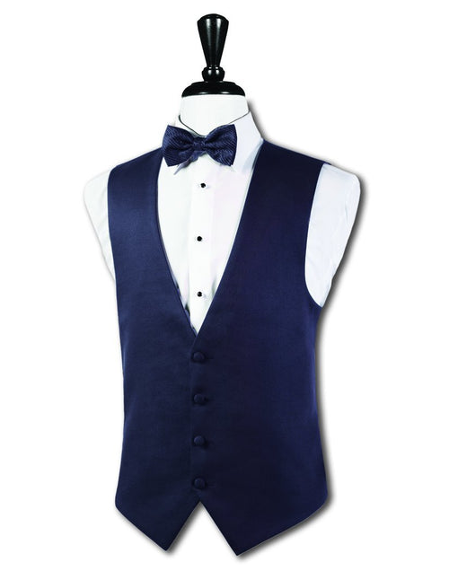 Navy Midnight Mason Tuxedo Vest BLACKTIE
