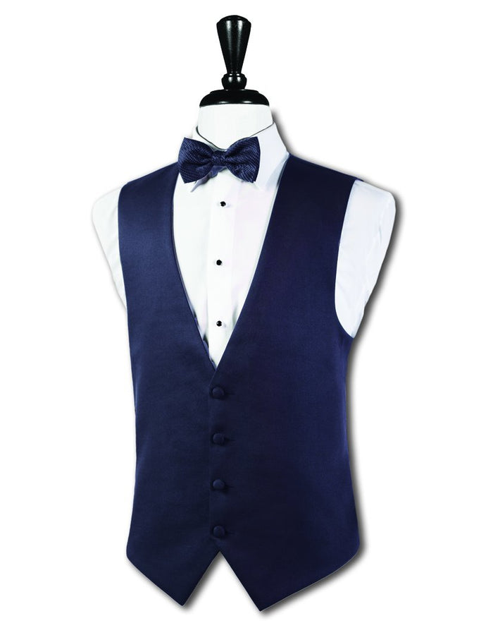 Navy Midnight Mason Tuxedo Vest BLACKTIE