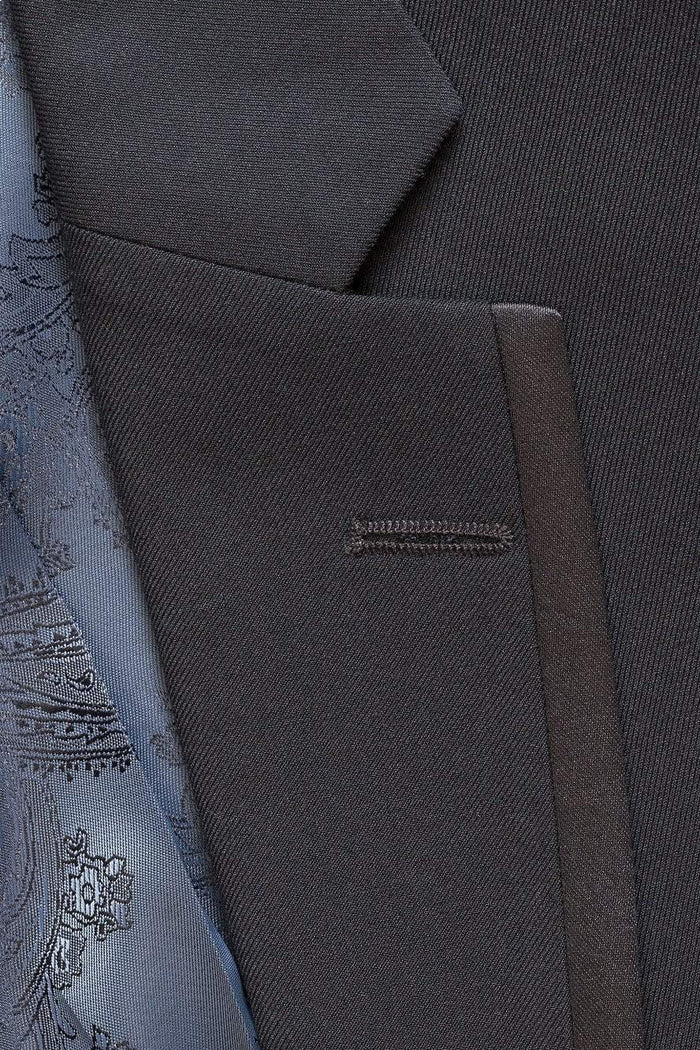 "Notch Satin Edge" Midnight Navy Tuxedo Jacket (Separates)