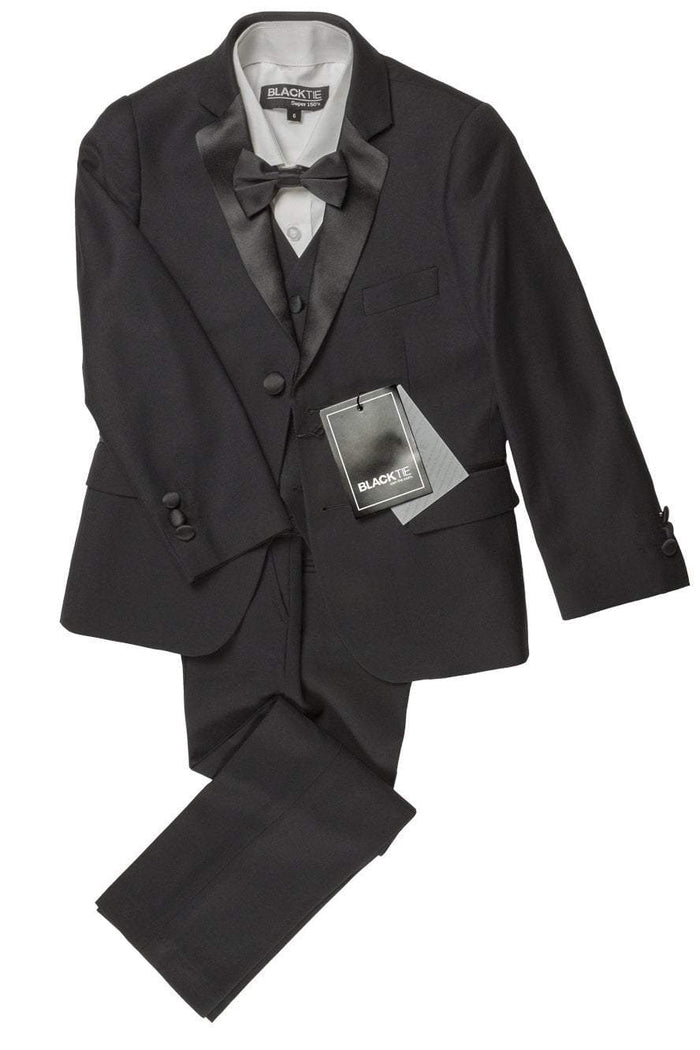 Prestige Kids Black 5-Piece Tuxedo by BLACKTIE