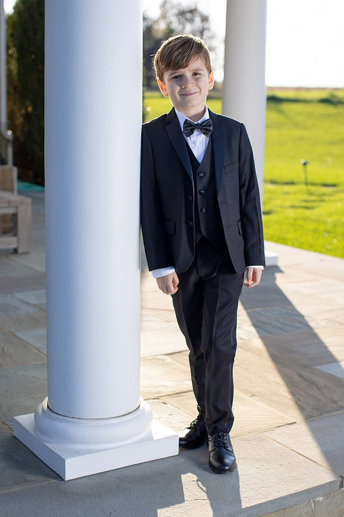 Prestige Kids Black 5-Piece Tuxedo by BLACKTIE