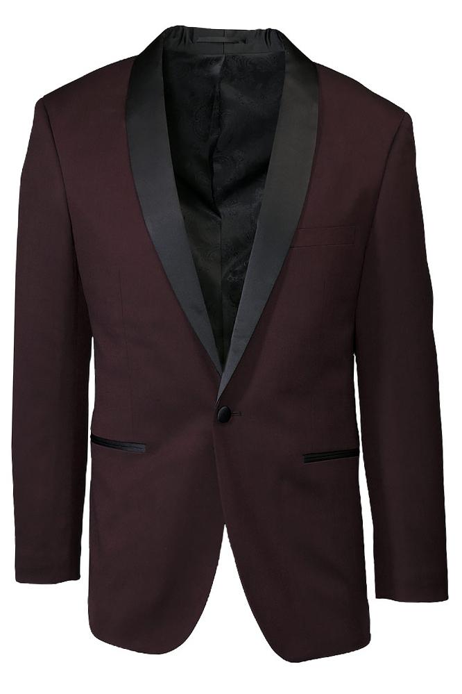Sebastian Burgundy Pindot Tuxedo Jacket (Separates) by PROMTUXEDO