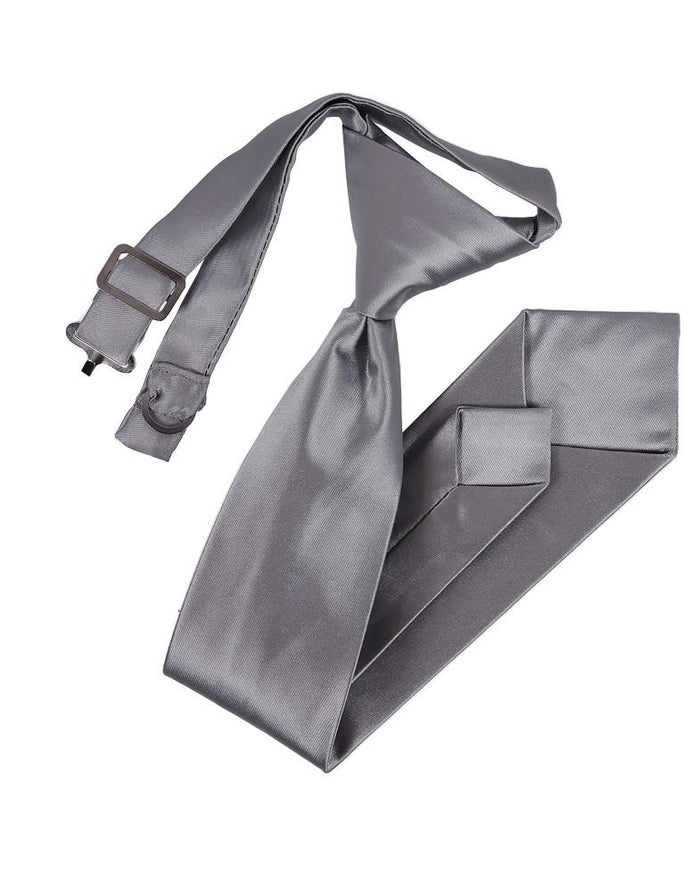 Silver Eternity Kids Necktie BLACKTIE