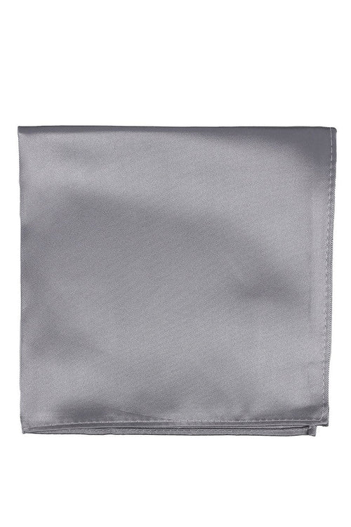 Silver Eternity Pocket Square by BLACKTIE