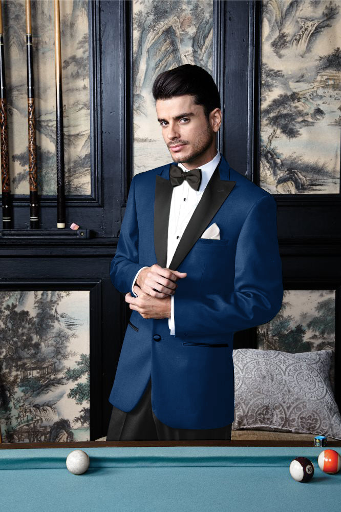 Vermont Indigo Blue Tuxedo Jacket by BLACKTIE