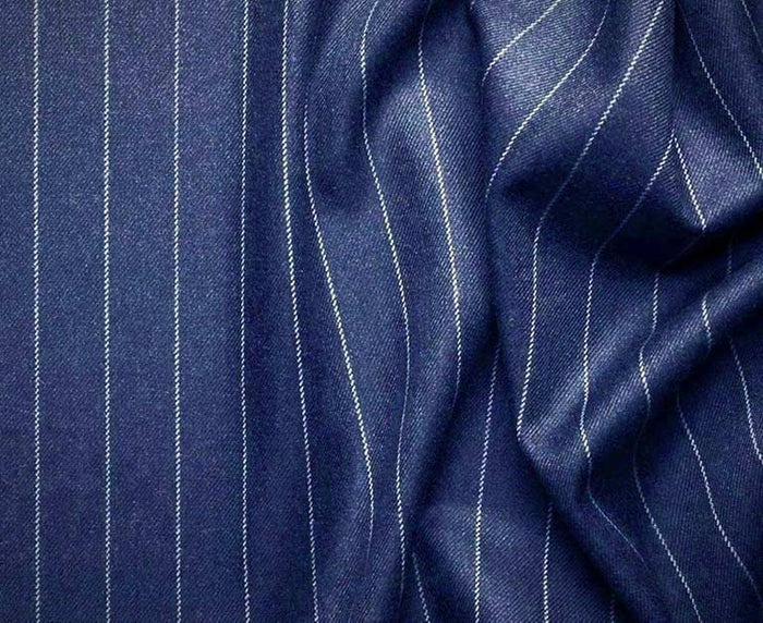Rockefeller Collection - Double Breasted Stripe Suit Brown Regular Fit 2 Piece