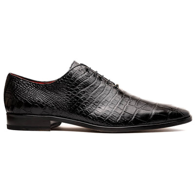 Marco_Di_Milano Bono Black Leather Luxury Shoe