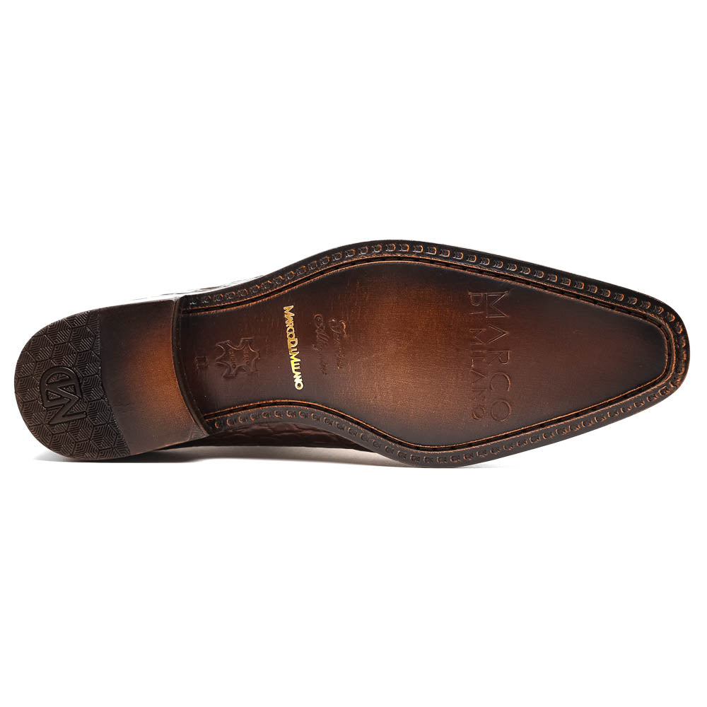 Marco Di Milano Bono Alligator Wholecut Oxfords Brown
