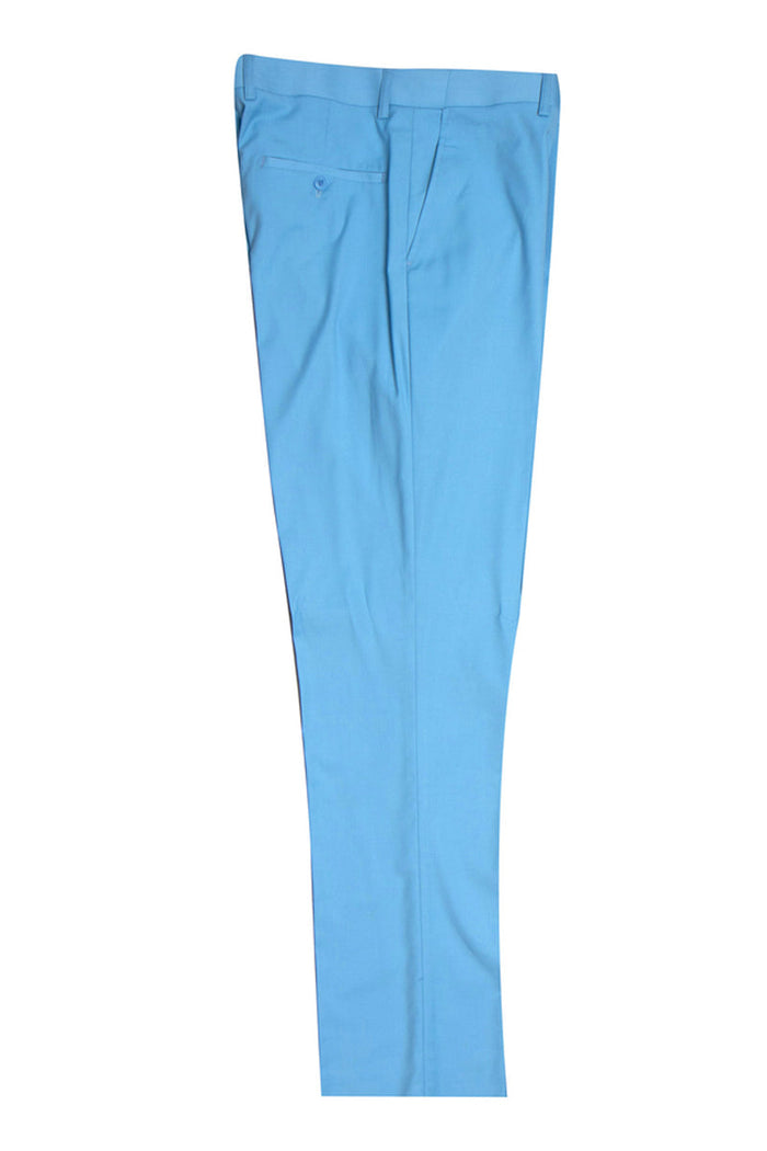 Men's Stacy Adams Sky Blue Peak Lapel 1-Button Vested Suit by Stacy Adams