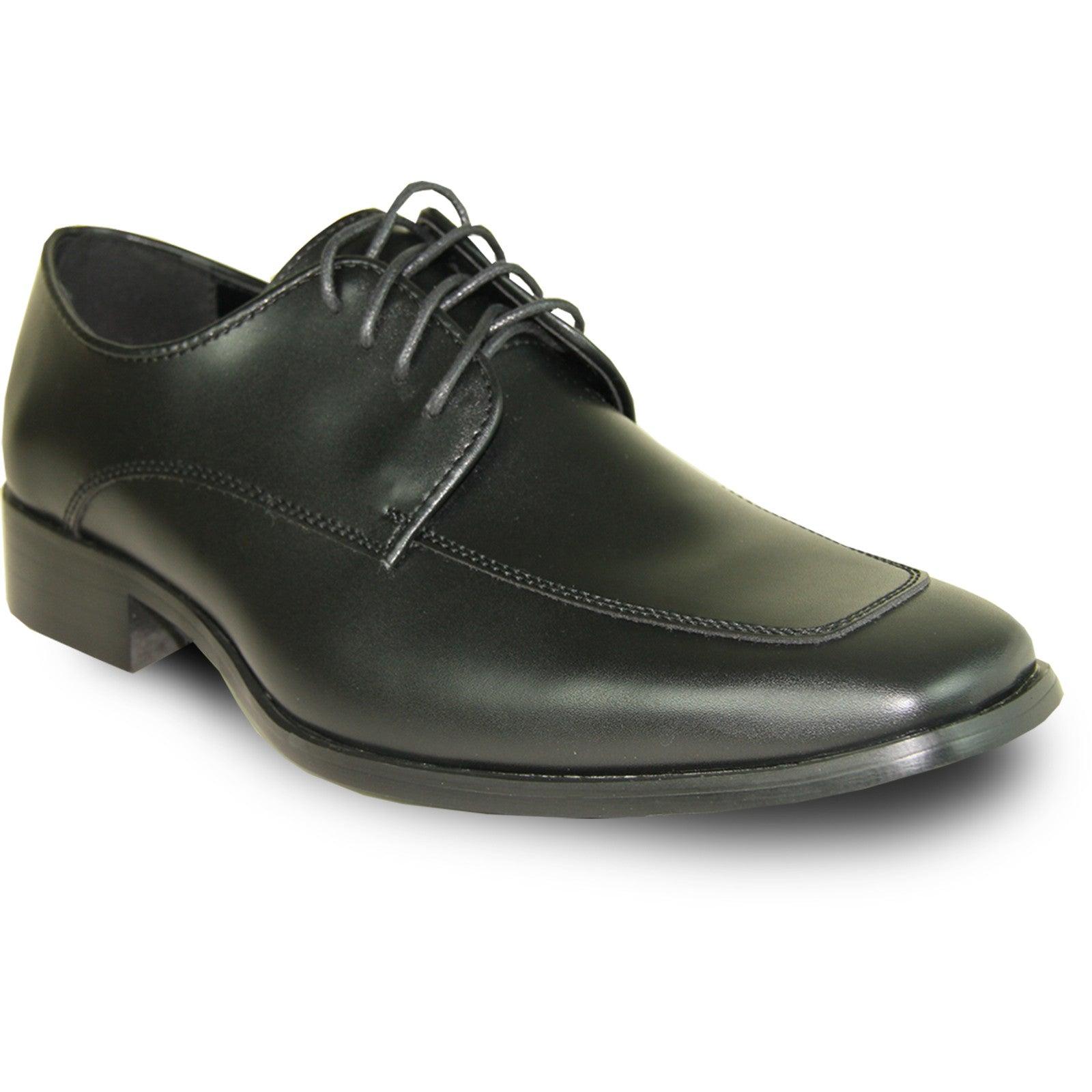Bravo Men's Classic Moc Toe Tux Prom Shoe – Black - USA Men's Outlet – SuitUSA