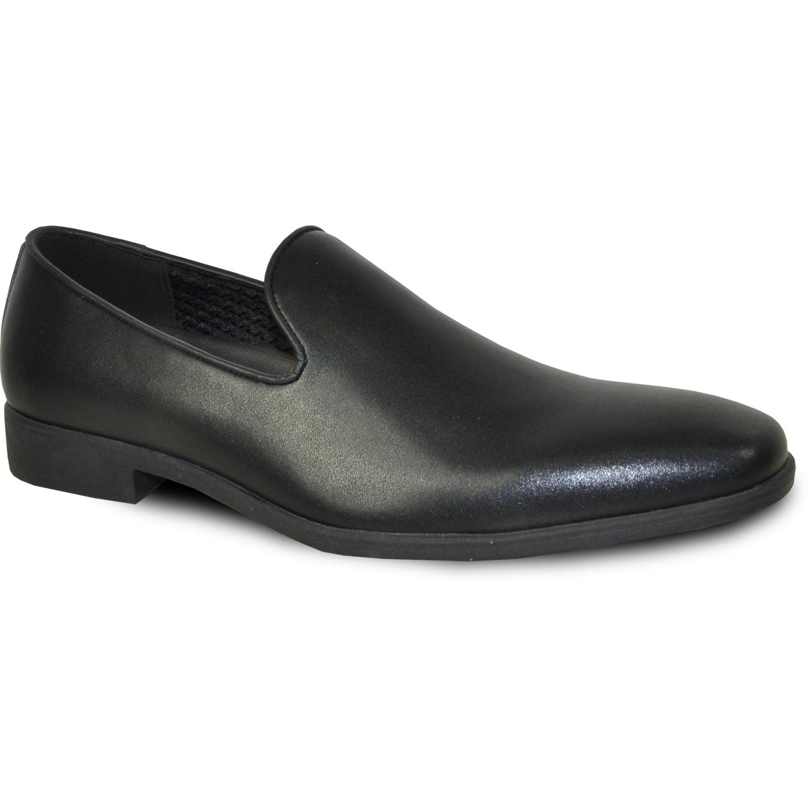 Bravo Men's Classic Slip-on Loafer Dress Shoe in Black - USA Men's Outlet – SuitUSA
