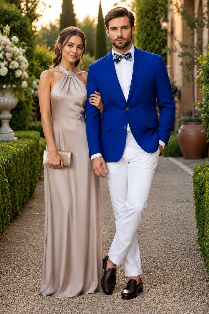 Mens Linen Blazer - Navy Linen Sport Coat - Summer Blazer mensusain