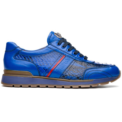 Marco Di Milano Brescia Electric Blue Leather Shoe