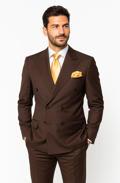 Classic Fit in Brown Color by Rossiman